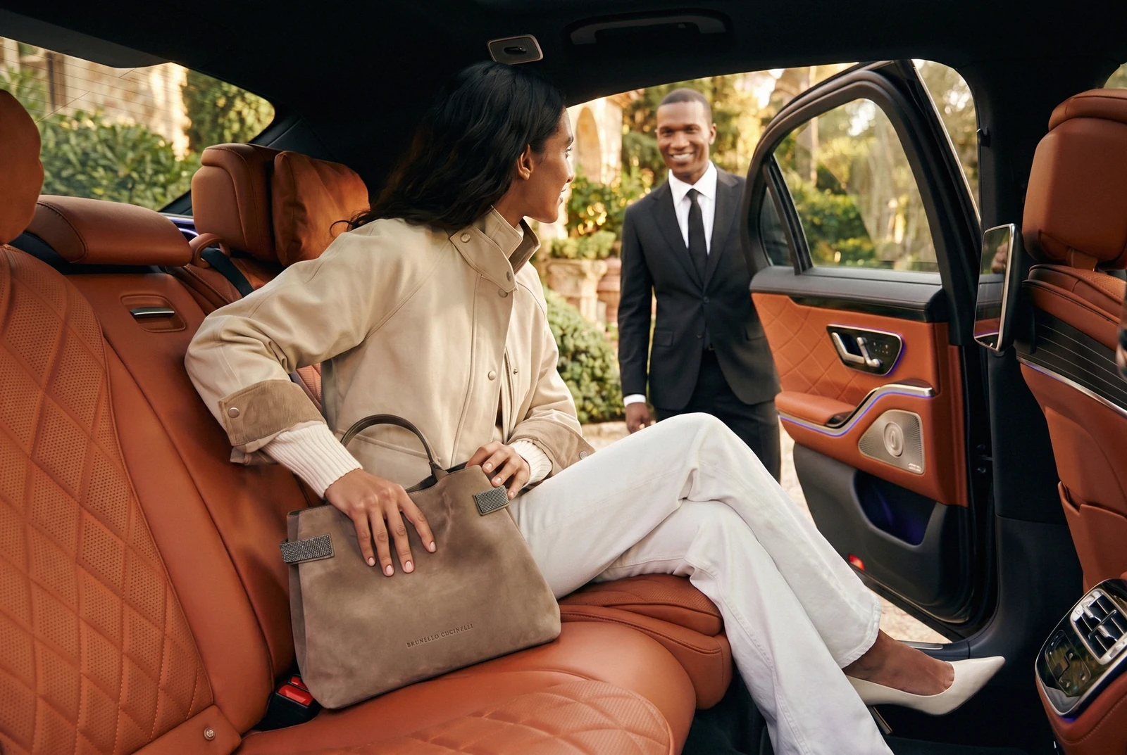 Car interior, Paris campaign.